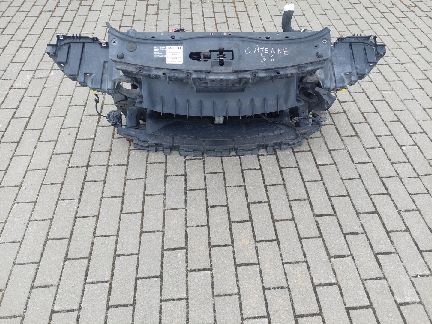 front body wall front pillar radiator PORSCHE CAYENNE and 7L 9PA LIFT 3.6