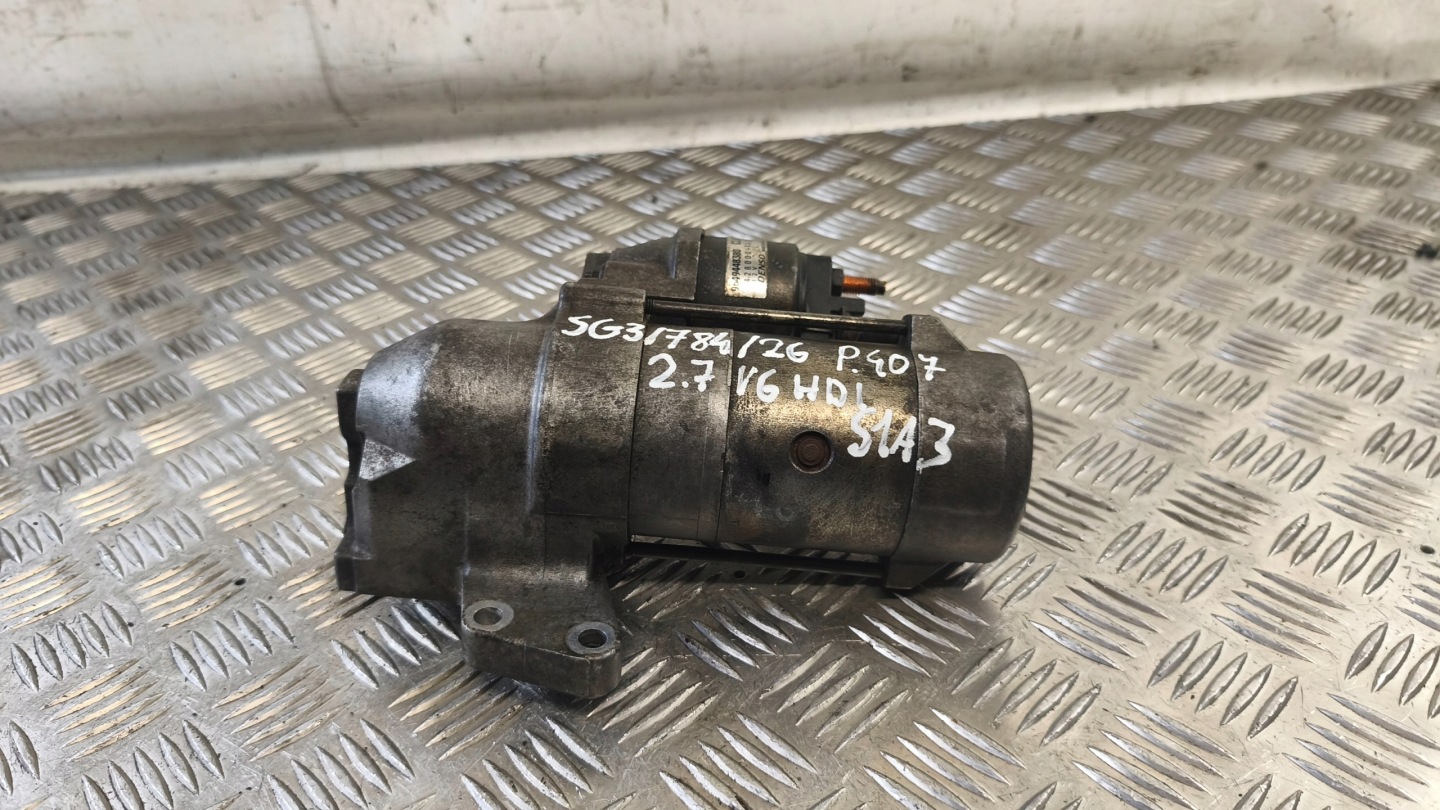 starter 9649448380 PEUGEOT 407 2.7HDI 2008r