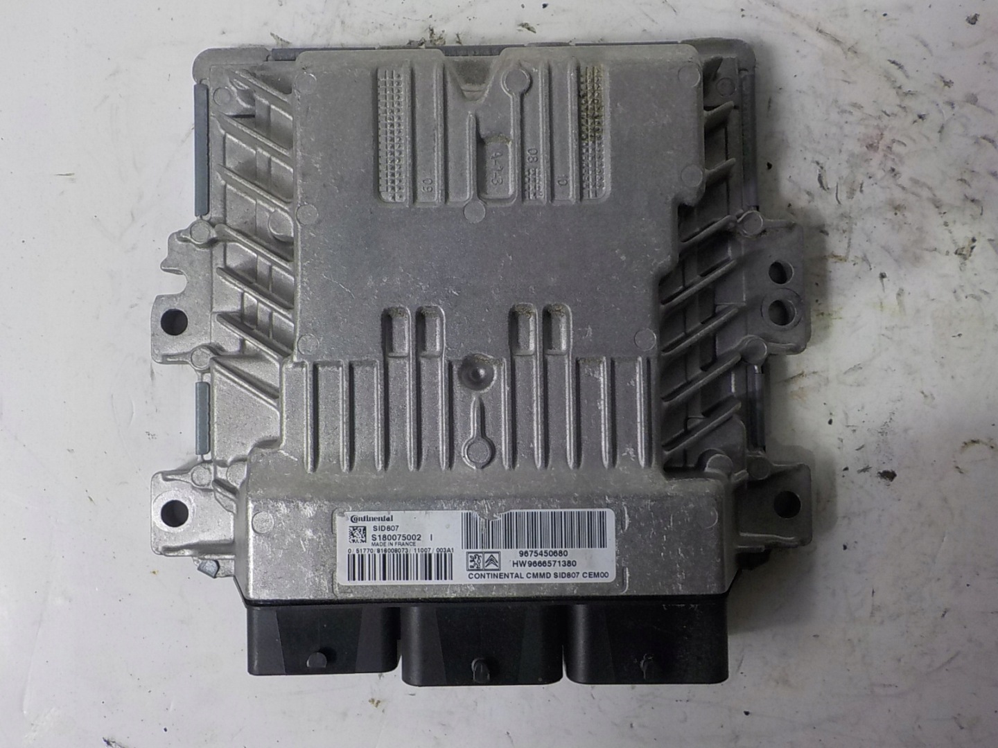 PEUGEOT computer control unit S180075002I 9675450680