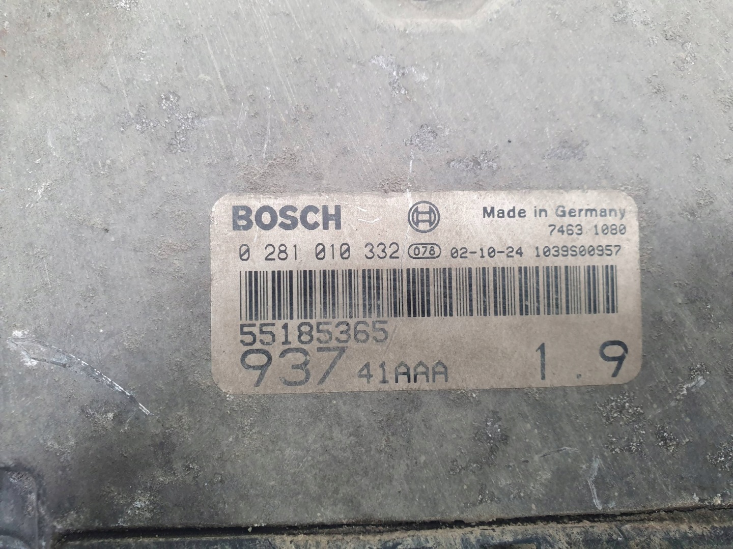 computer Motore ECU 55185365 ALFA ROMEO 147
