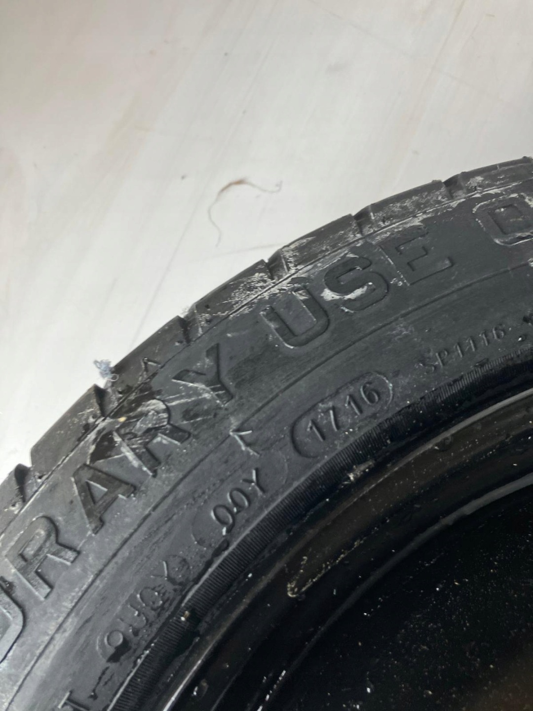 wheel spare RENAULT CAPTUR and 125 70 R16