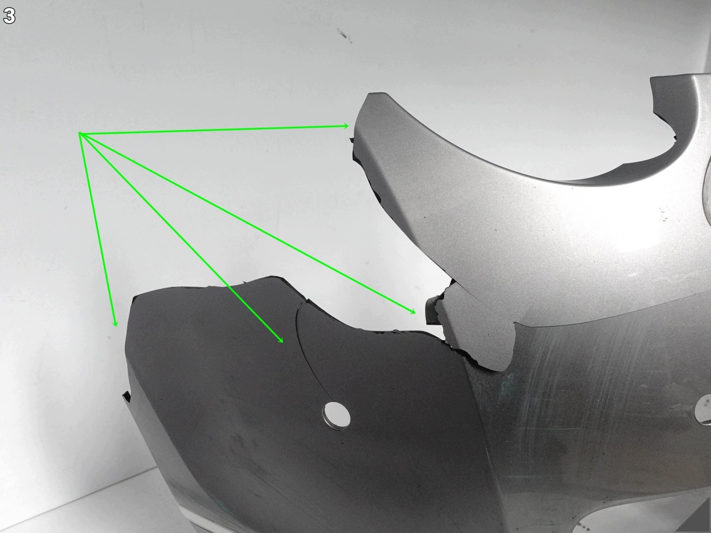 BENTLEY CONTINENTAL GT GTC COUPE 3W8 03-08 bumper front ( 6xPDC washers )