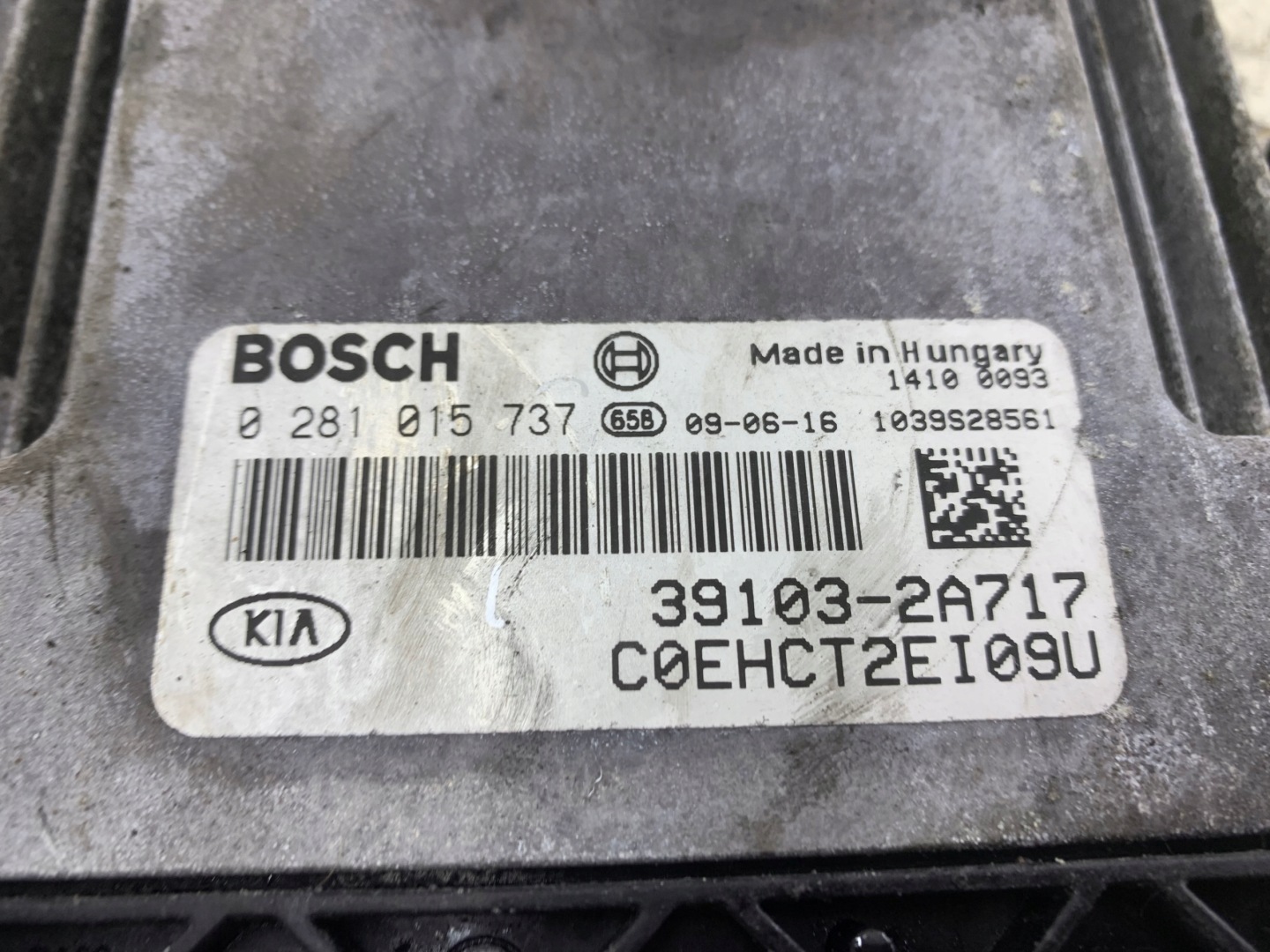 KIA CEED 1.6 D unité de commande électronique uce moteur 39103-2A717