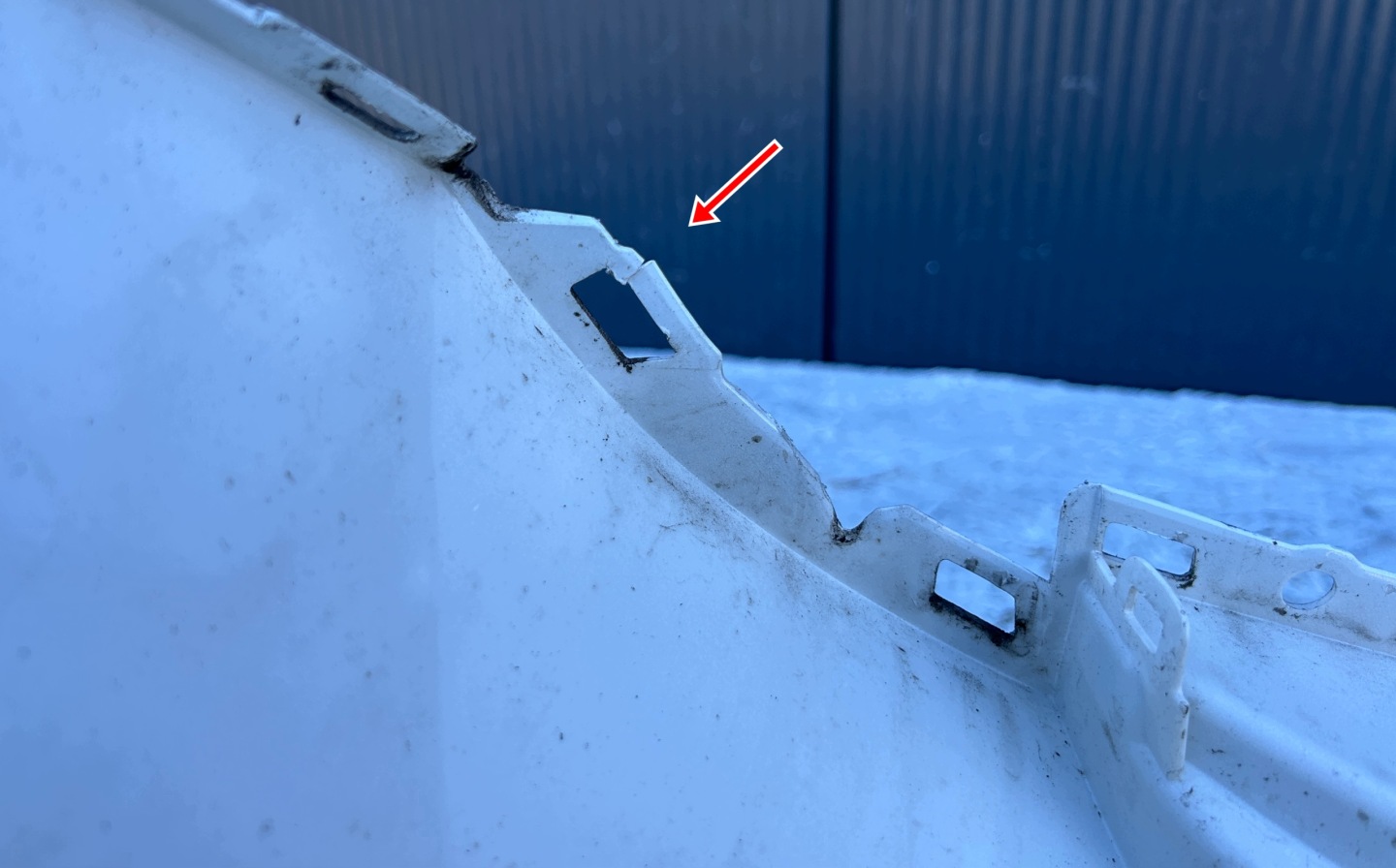 bumper rear part rear VW POLO VI LIFT 21- PDC