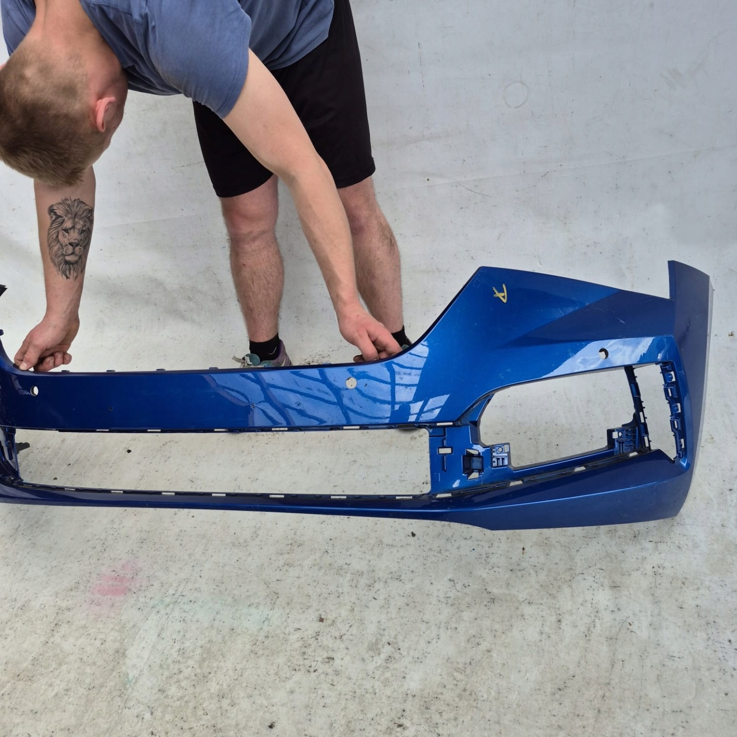 SKODA SCALA 19-23 bumper front front PDC