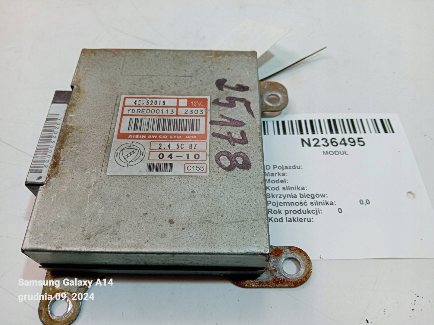 modul 49752019 LANCIA THESIS