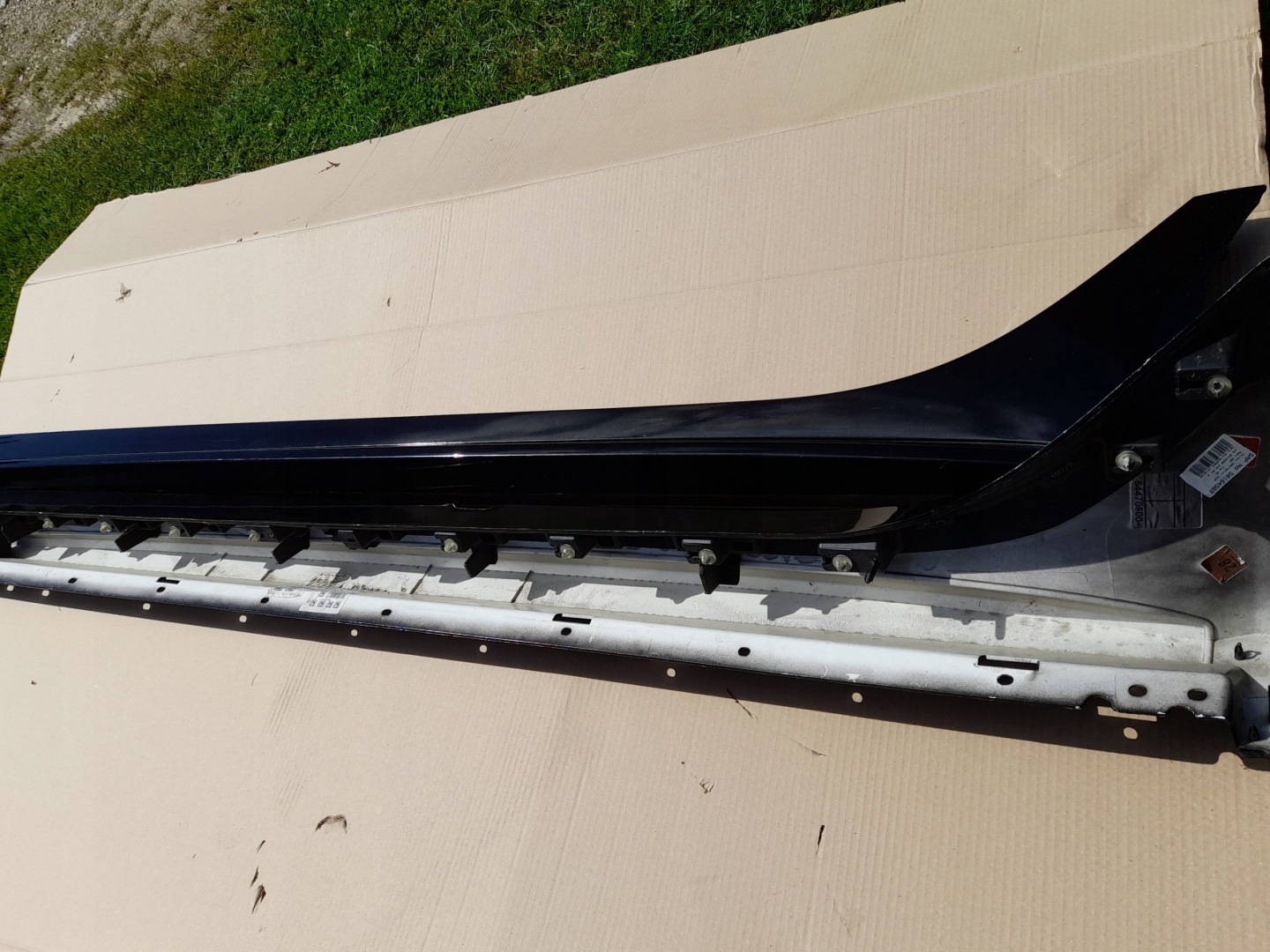 threshold moulding threshold JAGUAR XF X260 R-SPORT right left black