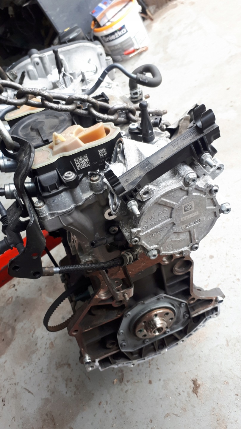 A4 B9 8W engine pillar 2.0 TFSI DLV DLVB A5 8W