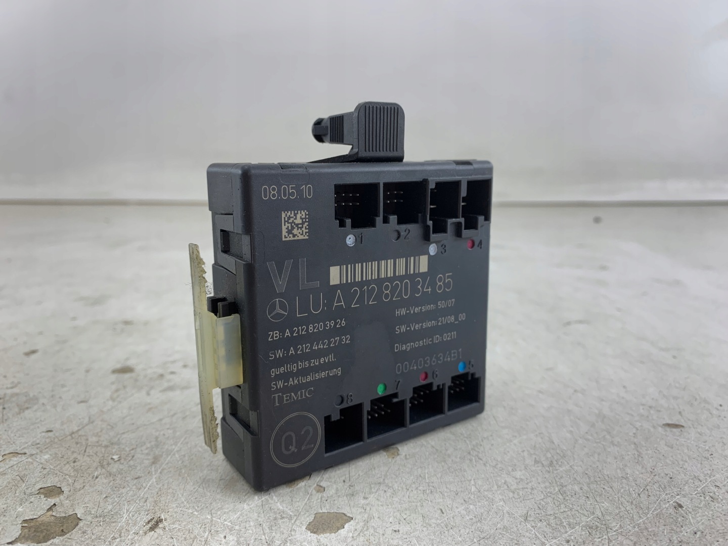MERCEDES W212 module control unit door left front A2128203485