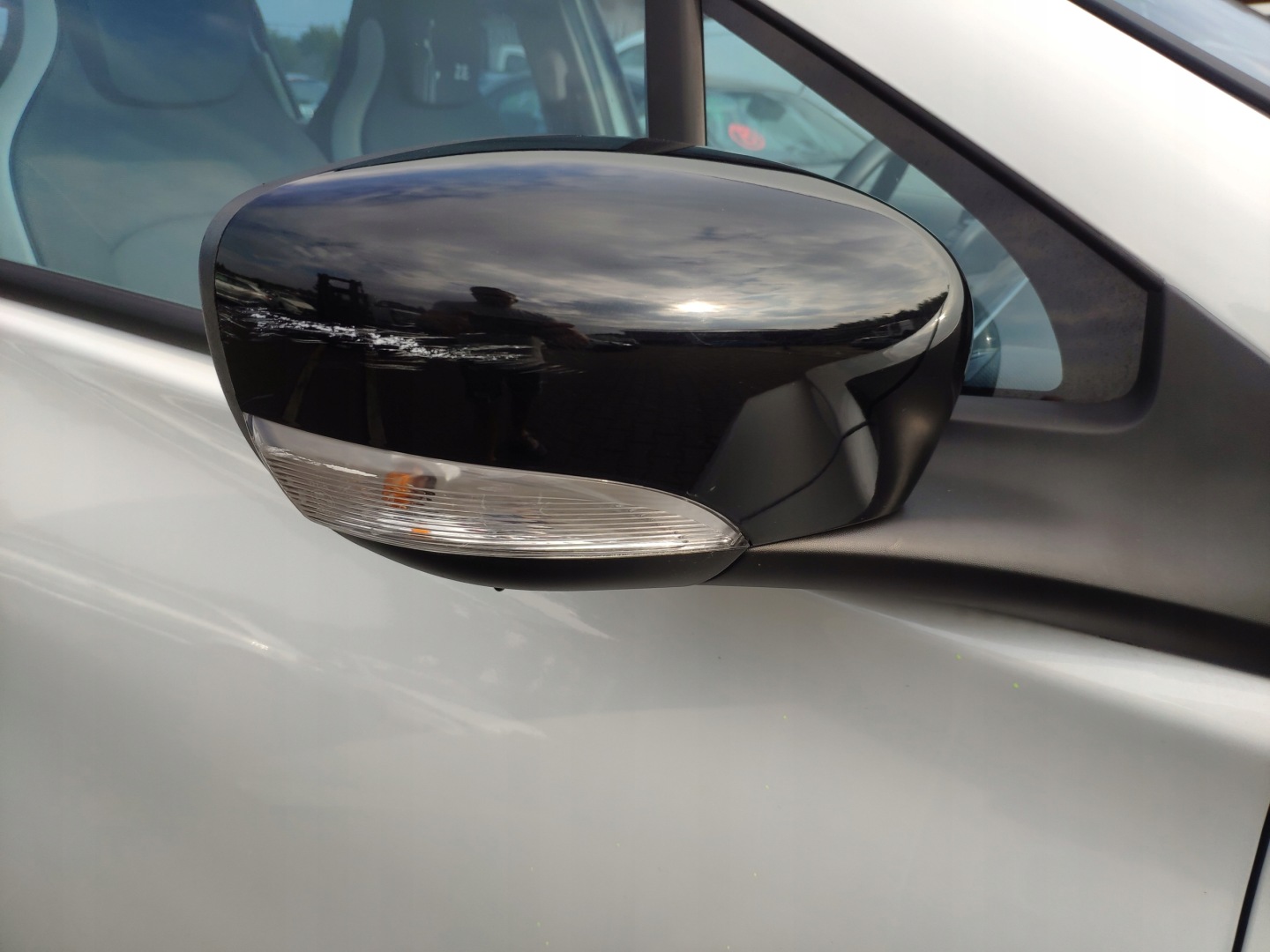 RENAULT ZOE mirror right black, 9 PIN EU