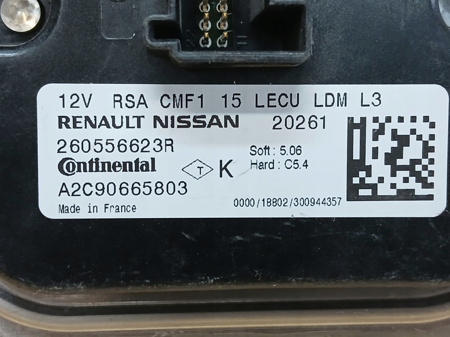 Licht modul Steuergerät 260556623R