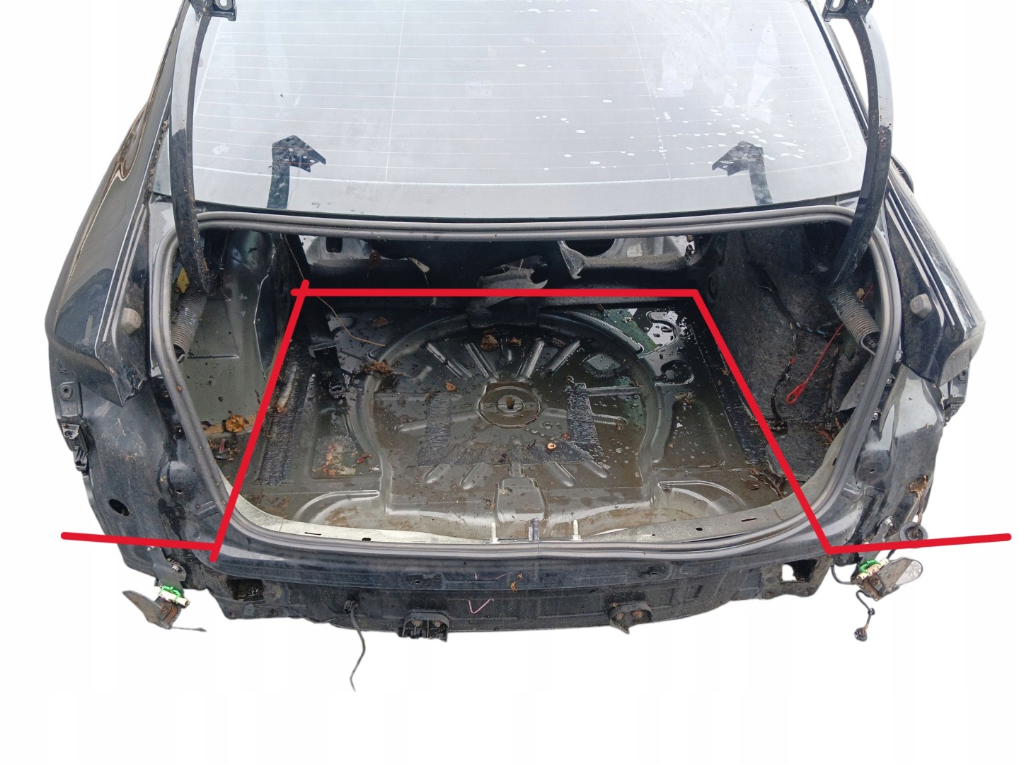 rear panel sump AUDI A3 S3 8V sedan 5D LAK: LZ9Y (13-16)