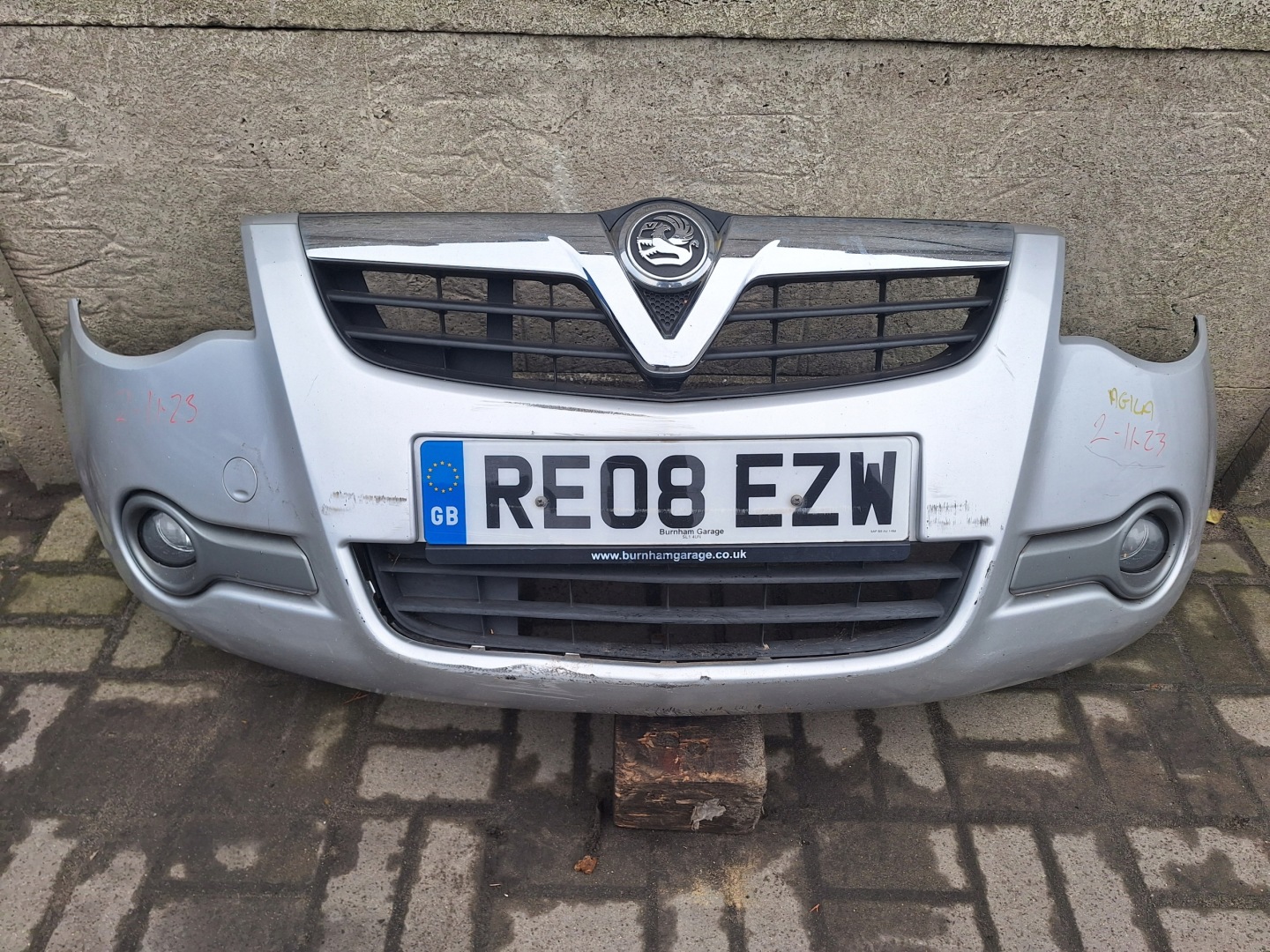 OPEL AGILA B 08-14 bumper