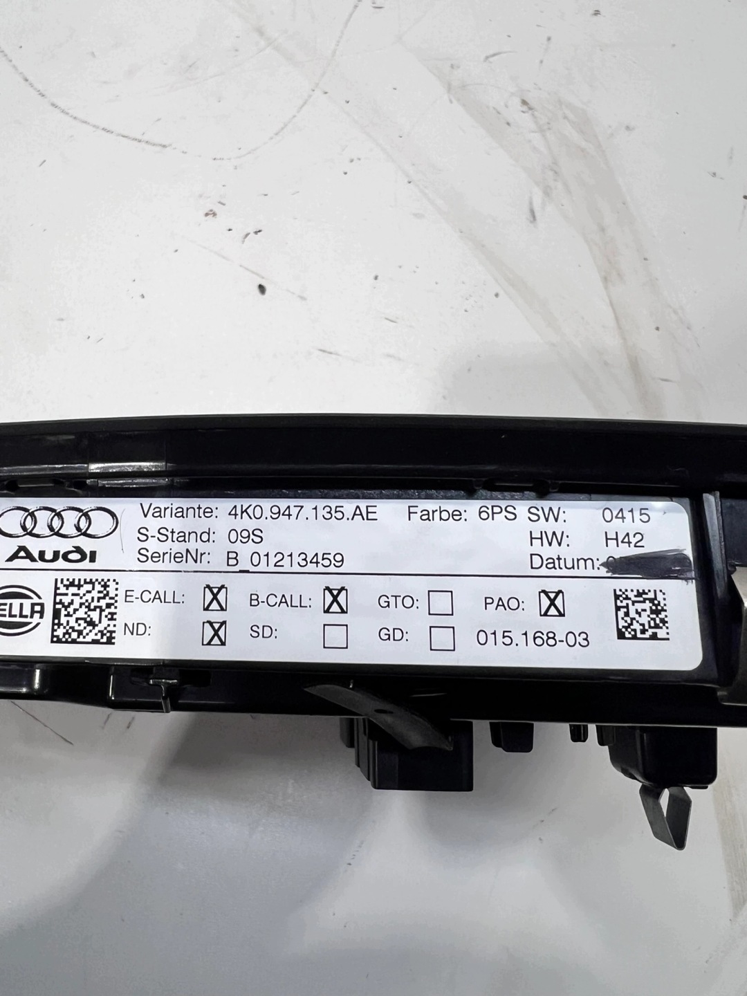 light OSWIETLENIE cabs AUDI A4 B9 A5 8W A6 C8 4K0947135AE 6PS