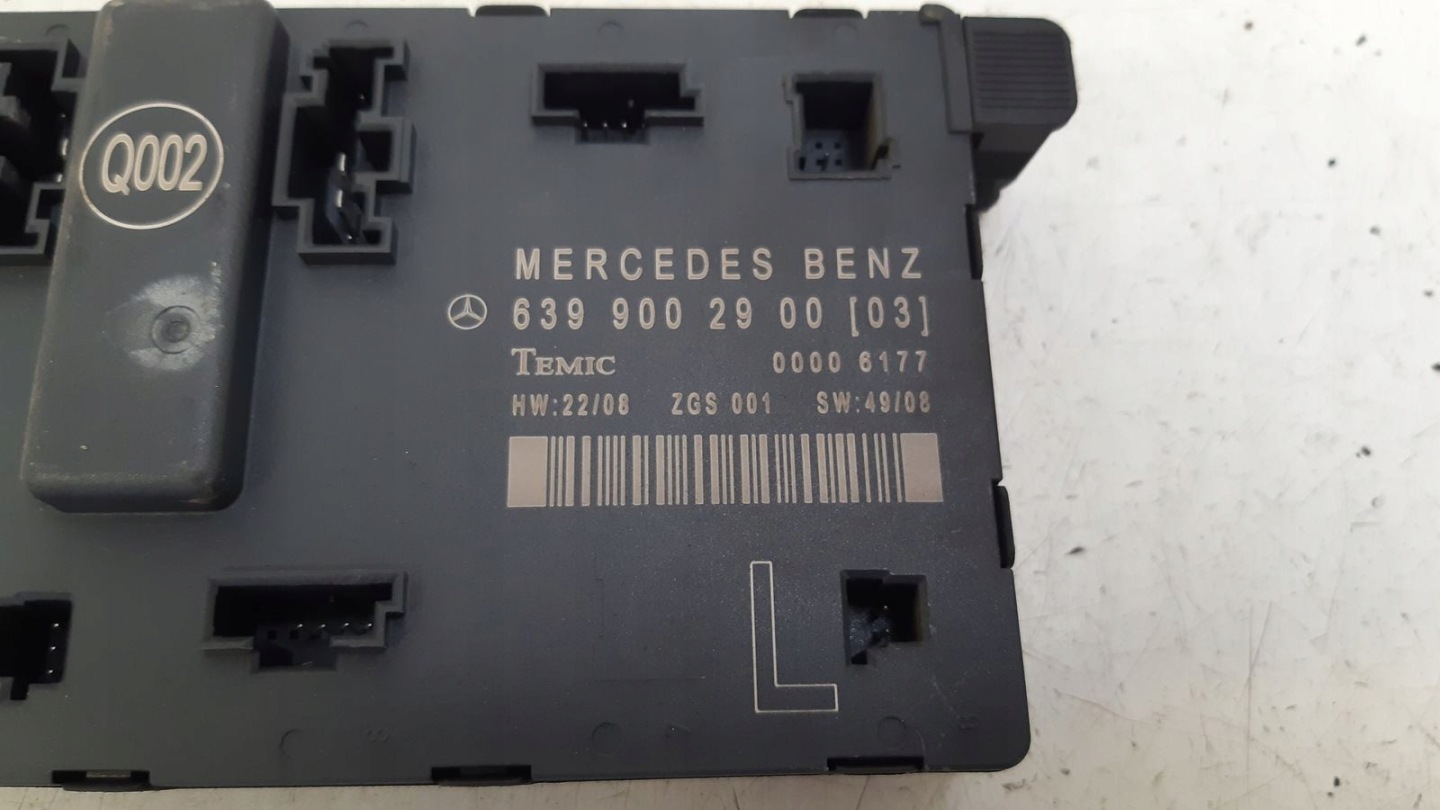 module door control unit Mercedes Vito W639 LIFT LONG 2,2 CDI
