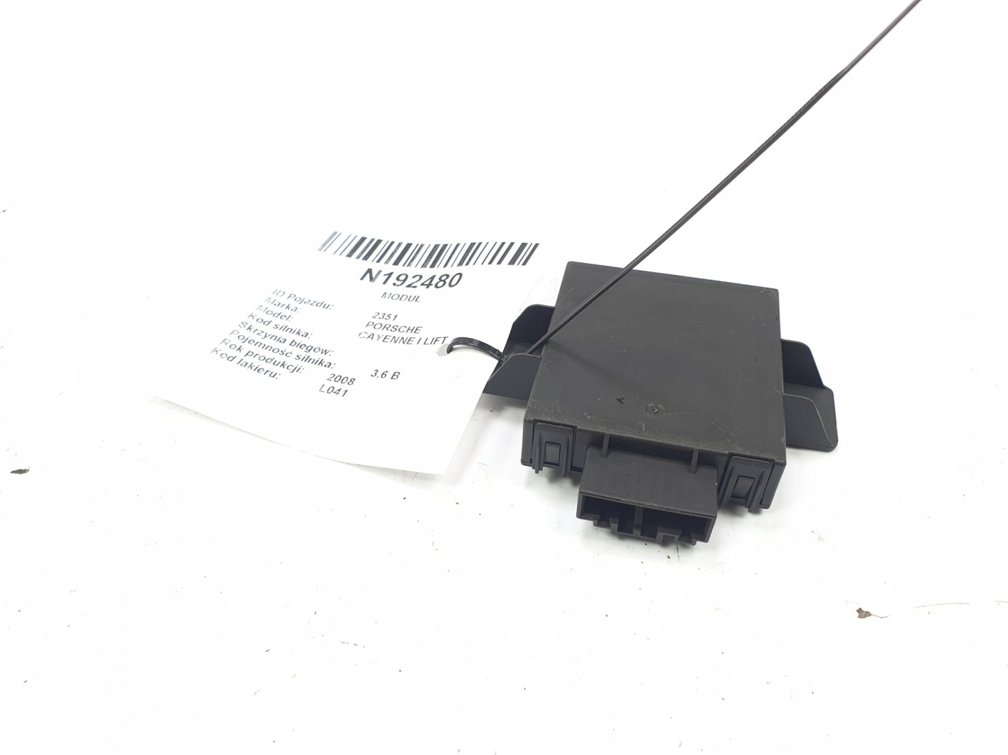 modulo ALARMU 7L0907719A PORSCHE CAYENNE e LIFT