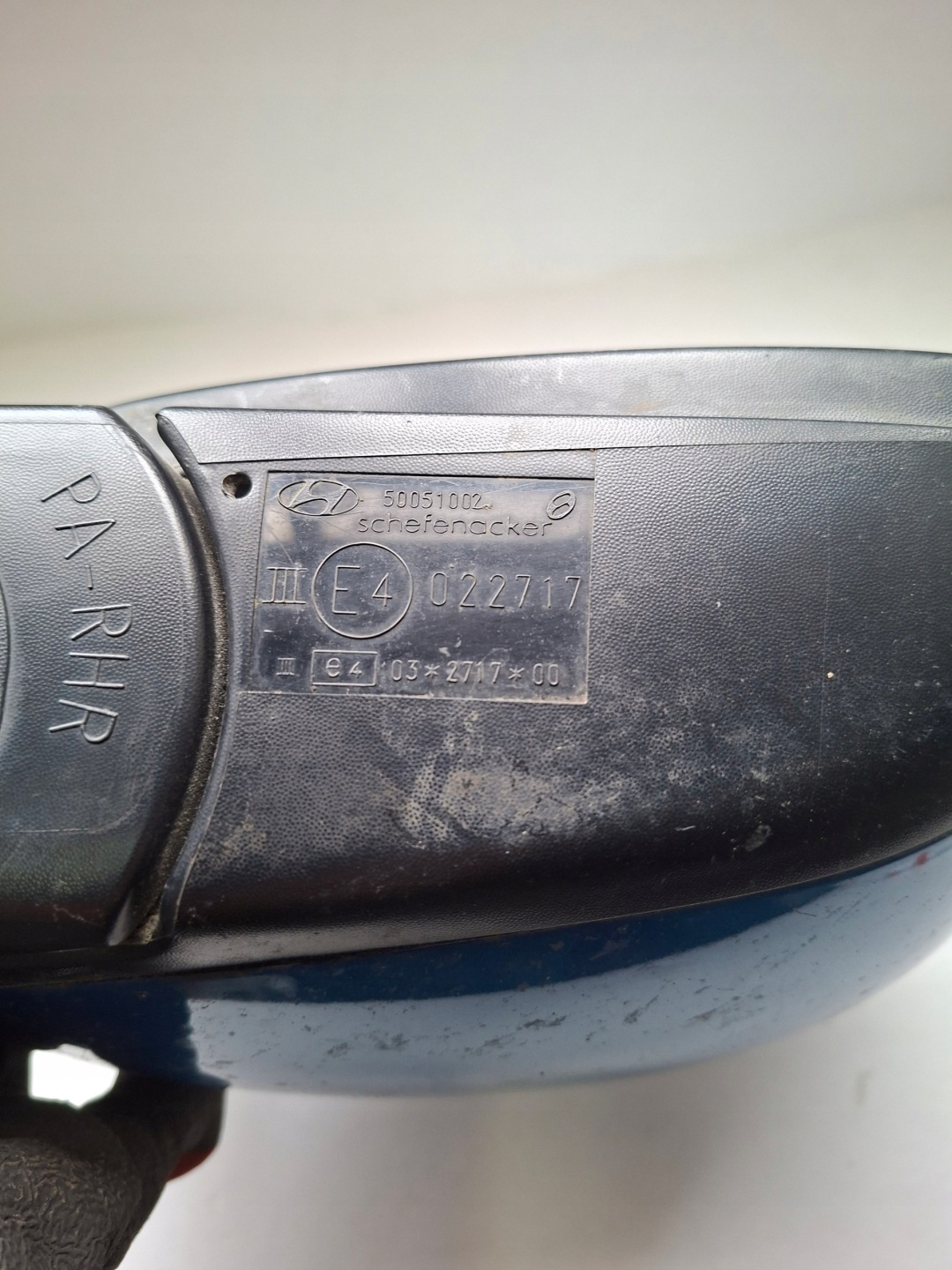 mirror right HYUNDAI I10 3PIN E4022717