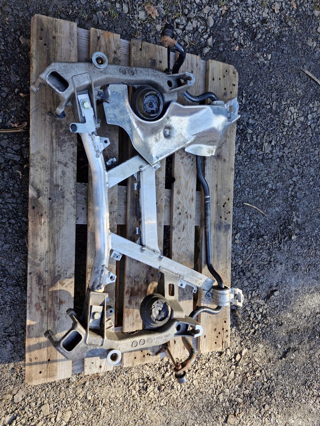 1092868 1092867 BMW E39 sider LAWA axle beam springing subframe front
