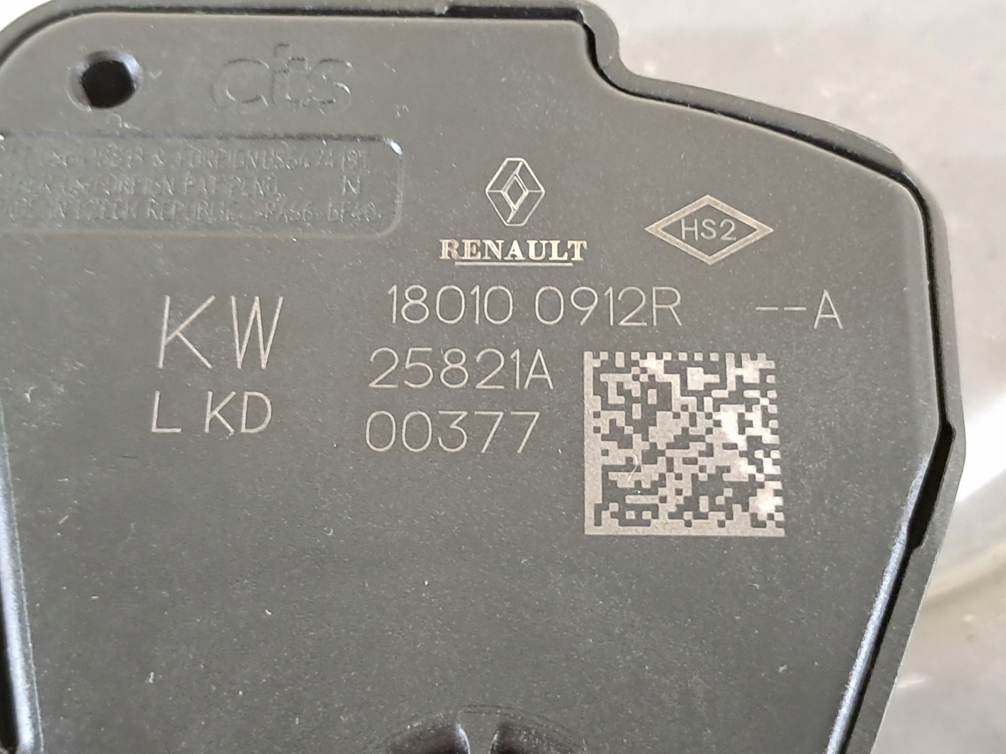 accelerator pedal acceleration potentiometer DACIA LOGAN III 3 SANDERO 21r