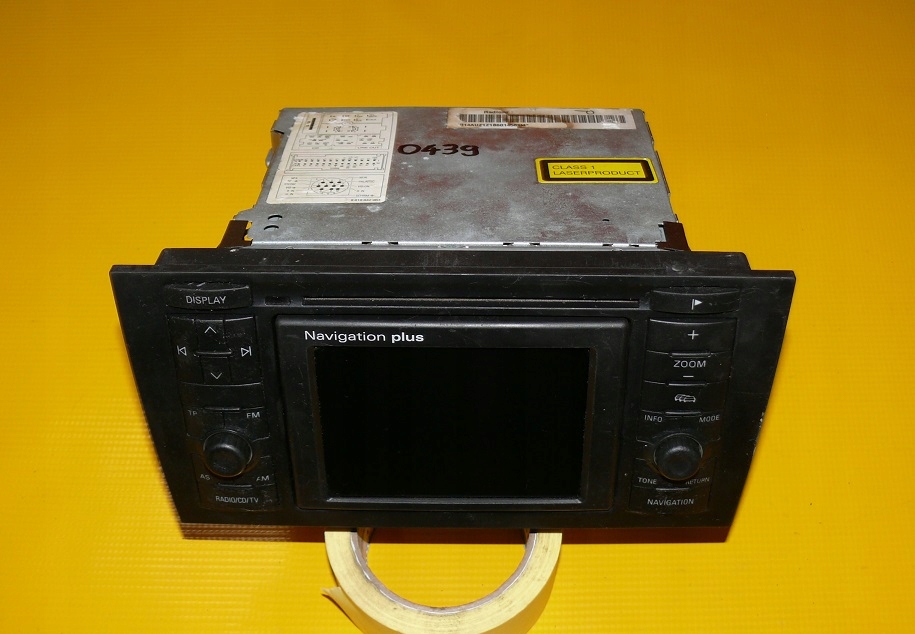 RADIO Navigation 2 DIN NAVIPLUS Z KODEM AUDI S6 A6 C5 4B0035192K