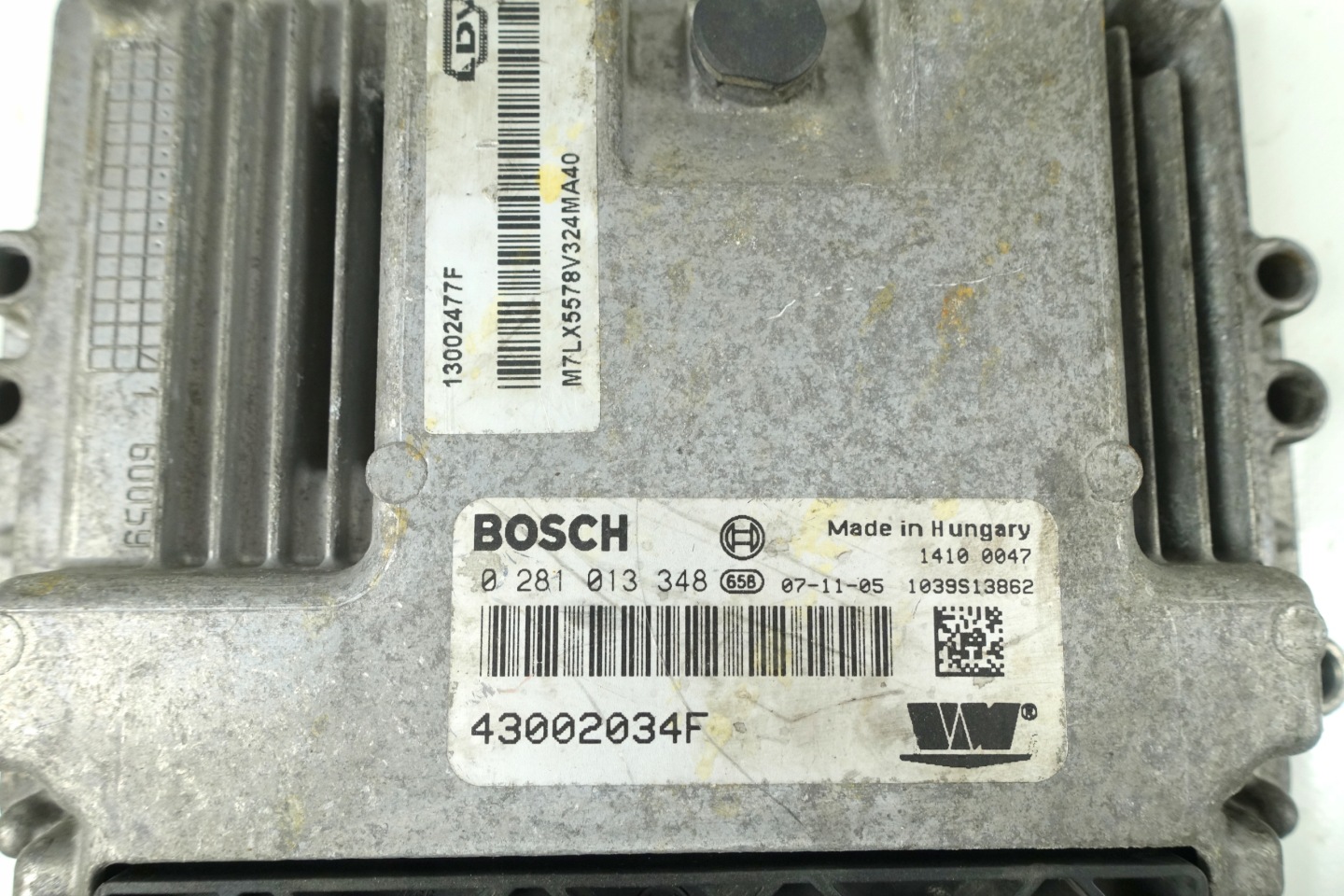 computer control unit of the engine LDV MAXUS 2.5 CRD 2.5CRD 0281013348 43002034F