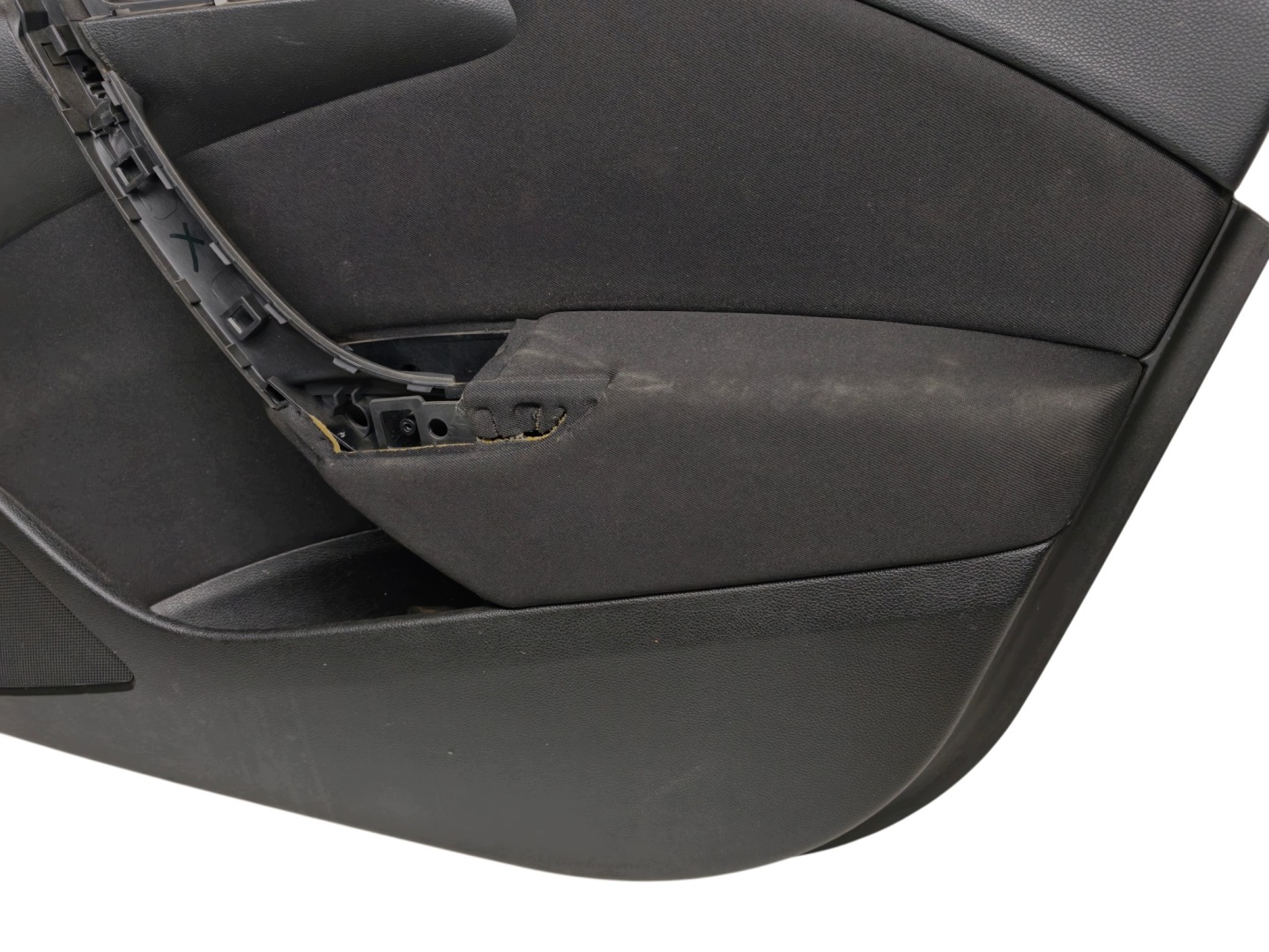 OPEL ASTRA J IV upholstery side door right front black MATERIAL 13315234