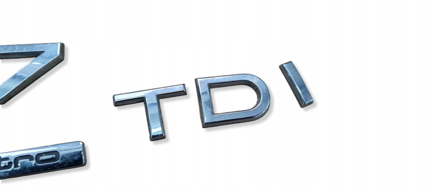 A7 4G EMBLEMAT logo NAPIS MODELU A7 TDI QUATTRO bonnet boot rear part
