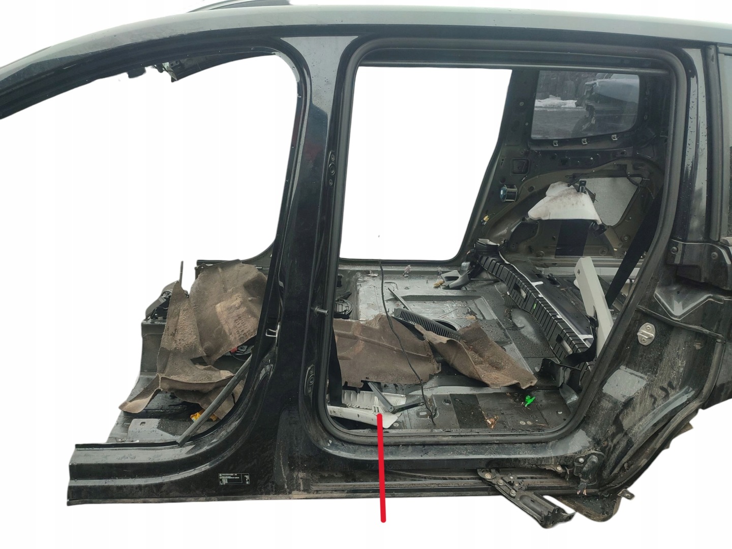 threshold left pillar central B VW SHARAN II 7N LAK: LC9X (10-15)