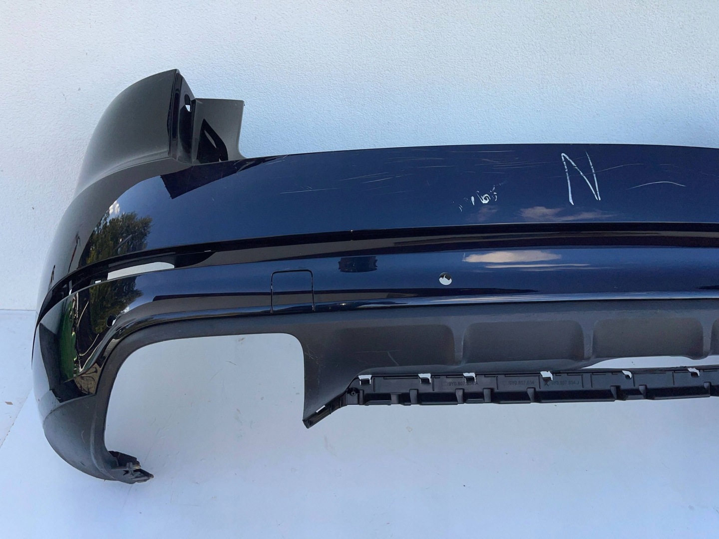 bumper rear part rear Porsche Cayenne 3 III 18- 9Y0
