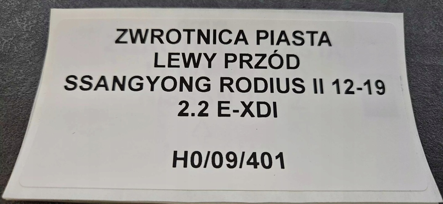 otoč čepu levý předek SSANGYONG RODIUS II