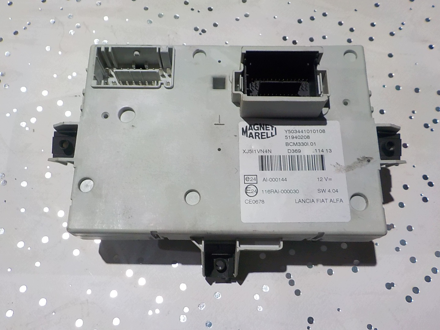 FIAT 500 BSM BSI modulo UCH 51940208 D369