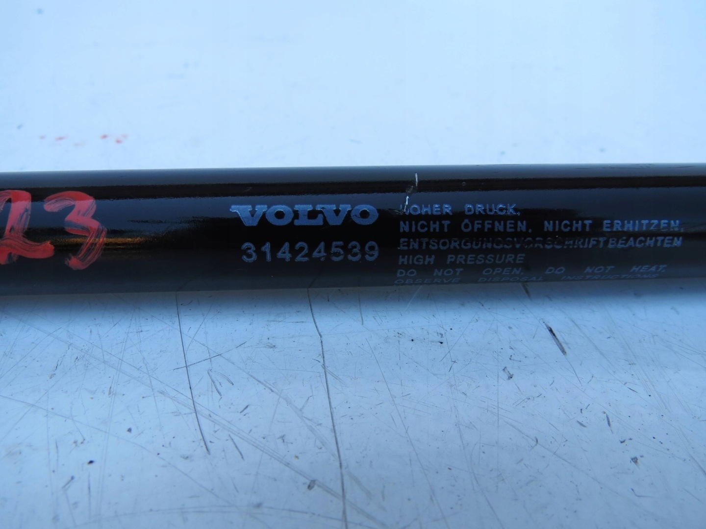 damper bonnets front VOLVO XC60 II 31424539