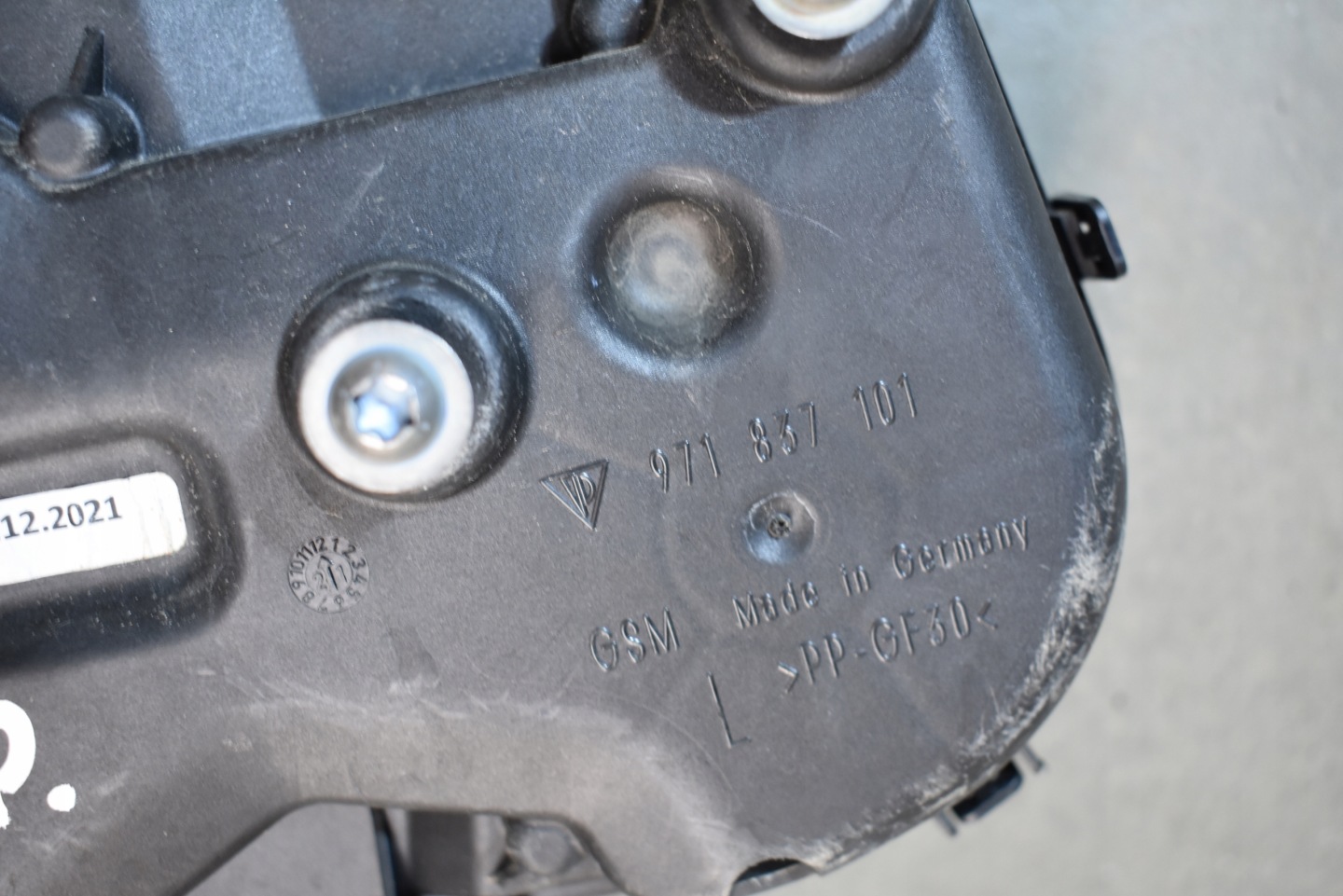 perfect condition lock DOCIAGI door left front wiring module PANAMERA 971 1