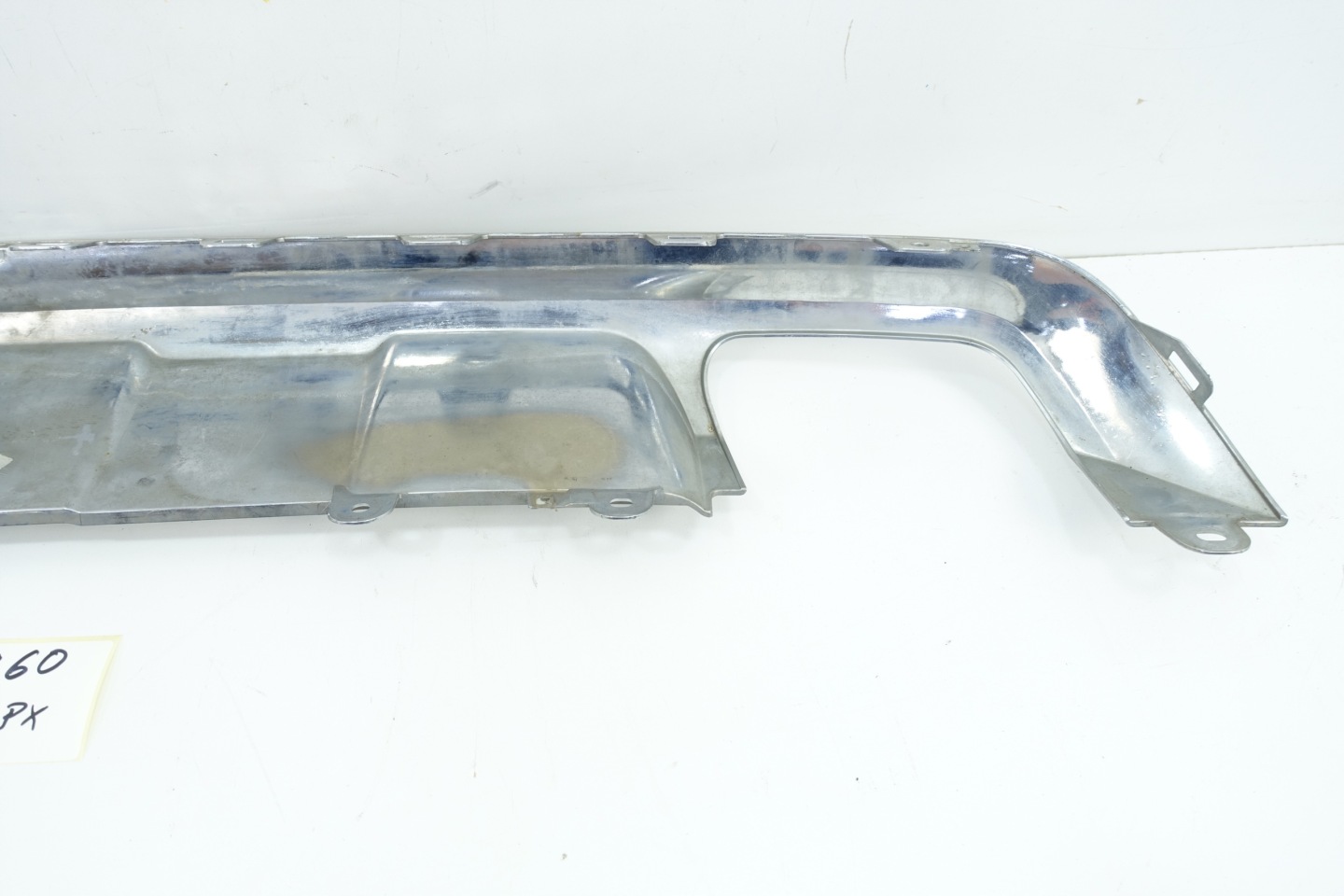 diffuser CHROM of a bumper rear part MERCEDES GLK W204