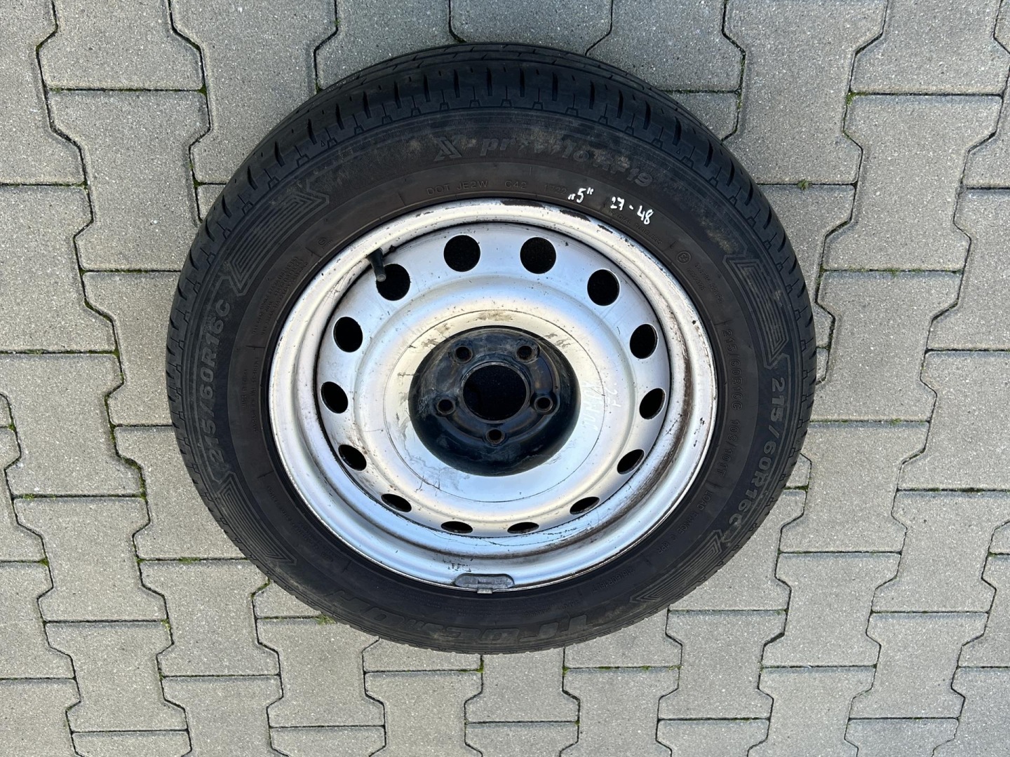 wheel spare spare spare tyre 16 JUMPY EXPERT SCUDO II 2007-2016