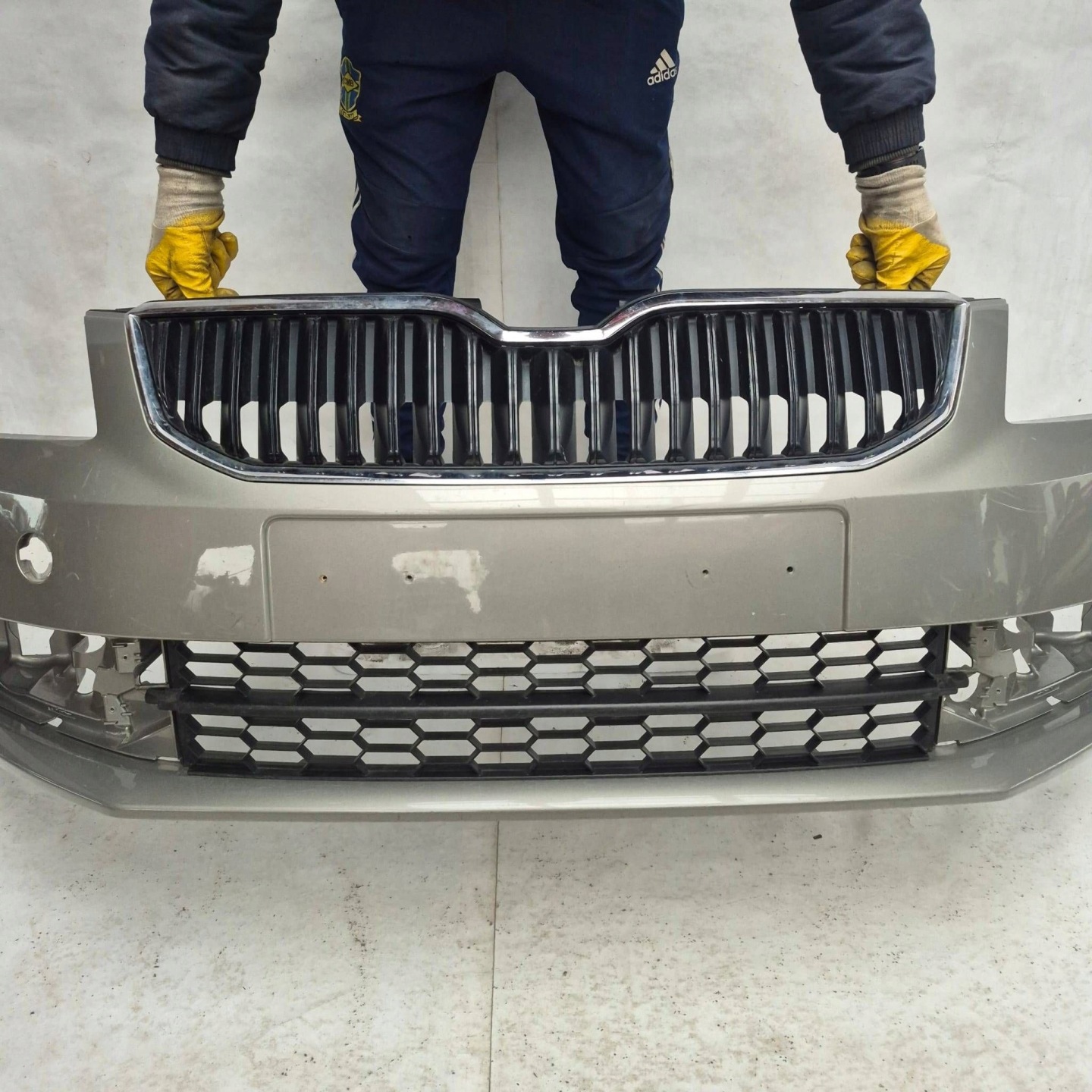 SKODA OCTAVIA III 3 12-16 bumper front front