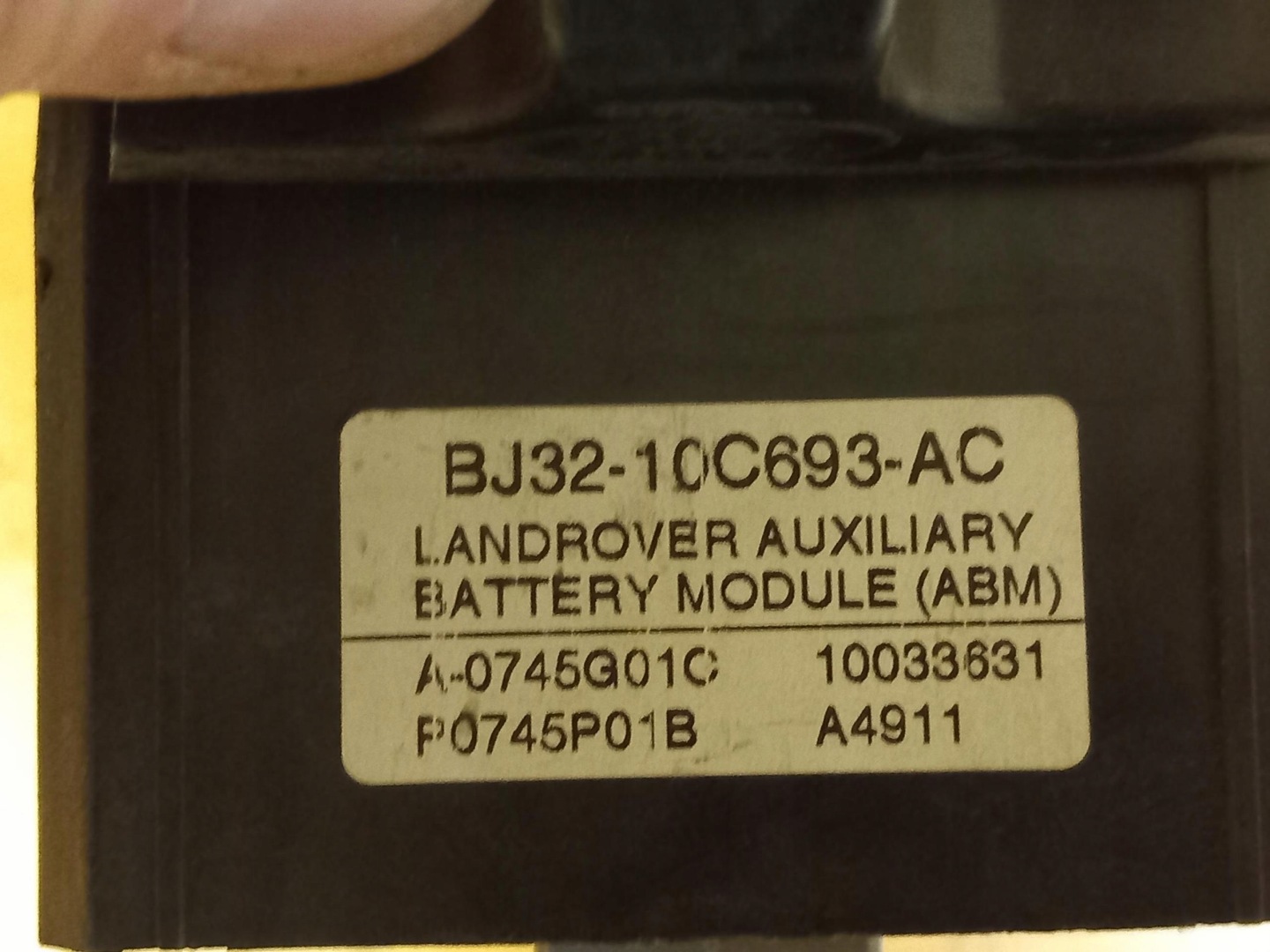 control unit module RANGE ROVER EVOQUE L538 BJ32-10C693-AC 11-18
