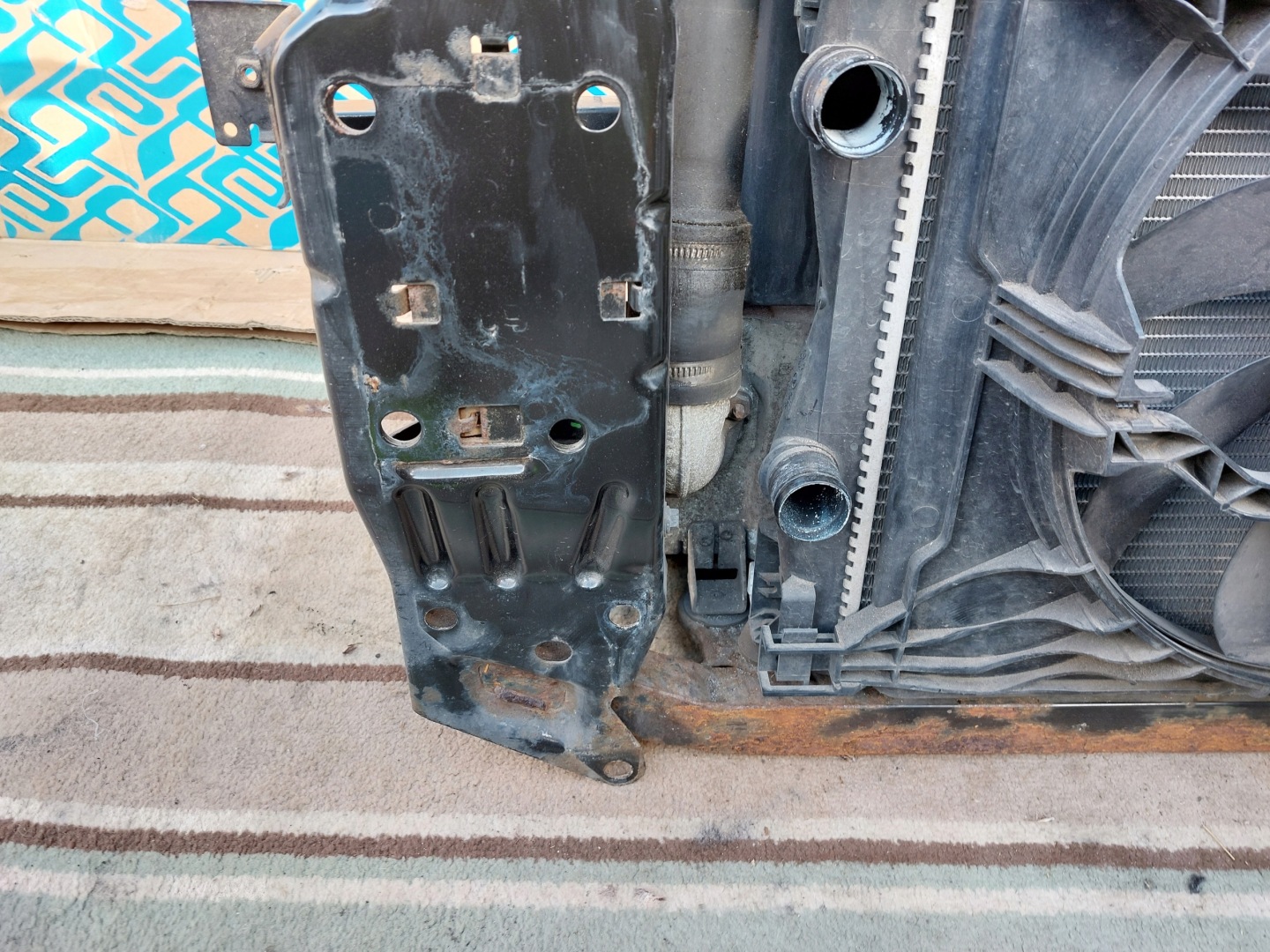 support panel for radiators NISSAN QASHQAI and J10 1.5DCI before LIFT