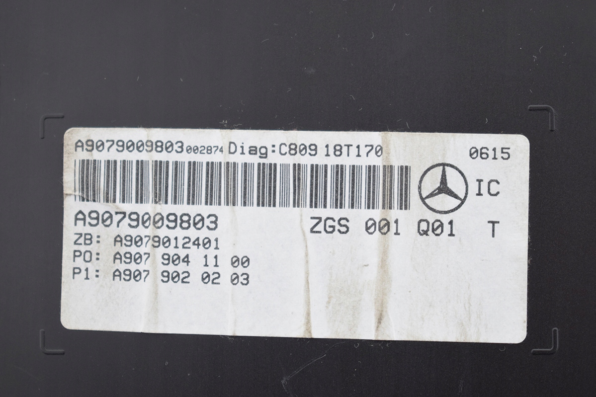 dials MERCEDES SPRINTER W907 A9079009803