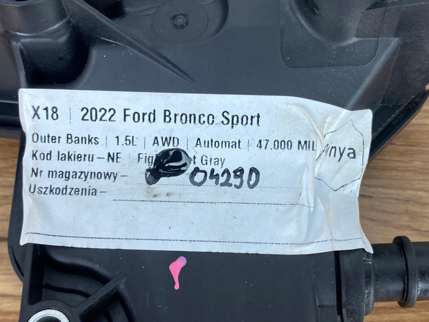 Odma separator olio Ford Bronco Sport 2020+ Escape Kuga USA
