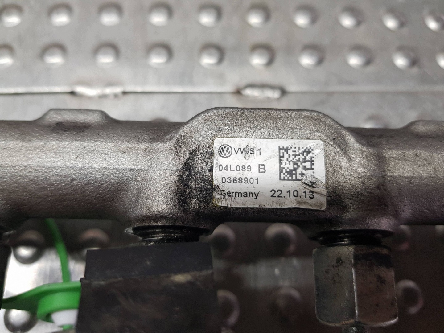rampe injection capteurs 04L089B OCTAVIA III A3 8V LEON GOLF VII 2.0 TDI