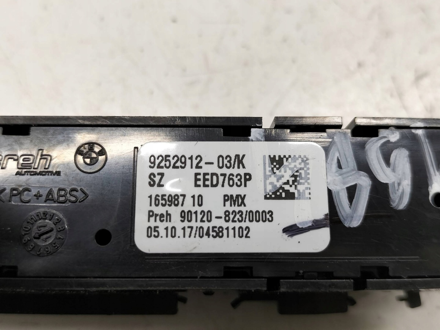 switch TRYBU running 9252912 Bmw Seria 3 VI (2011 – 2018) F31
