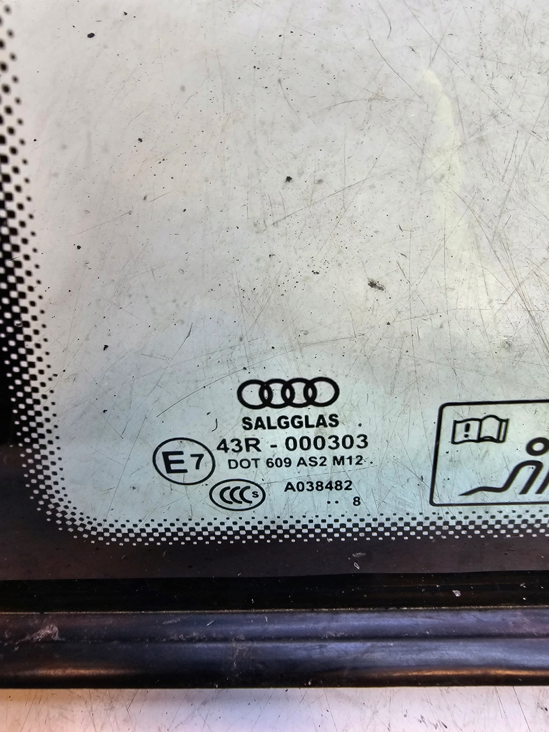 window bodywork left left rear part AUDI A5 8T COUPE 2008R original !!!