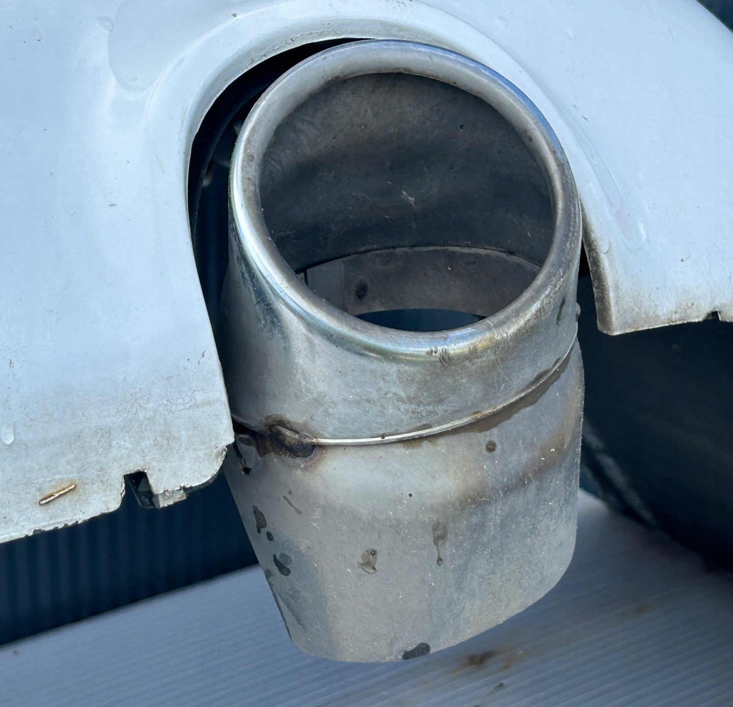 bumper rear part rear complete LANCIA THEMA II 11- PDC PDW