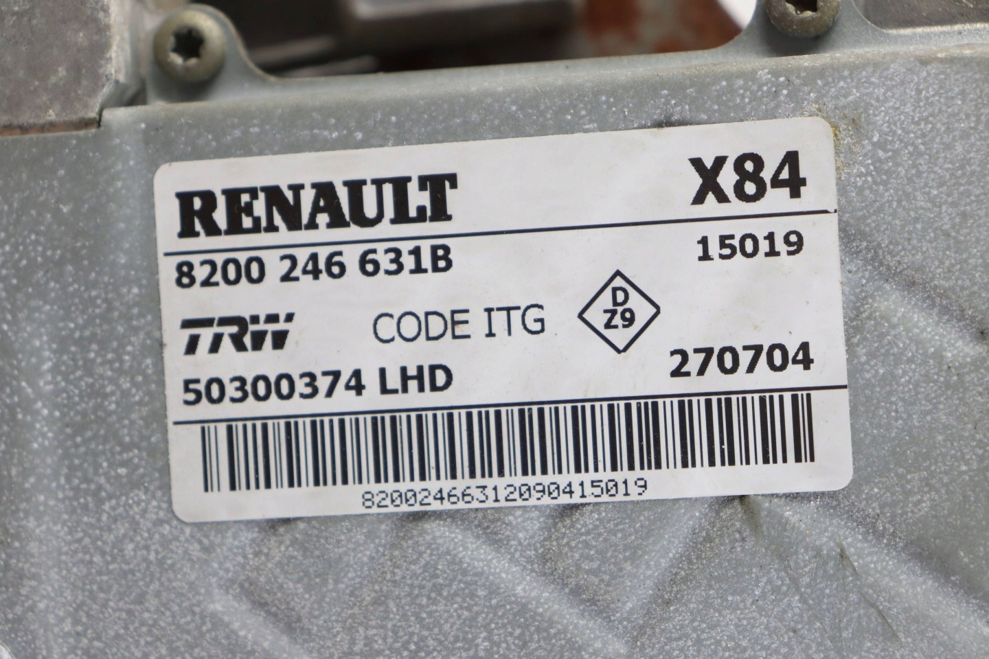 RENAULT MEGANE II control electrics steering wheel rod 8200246631B