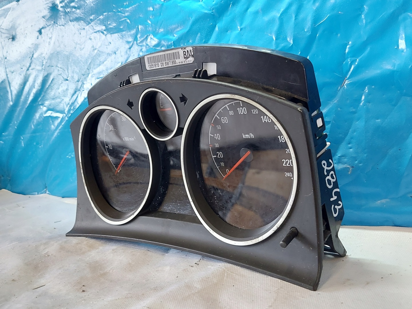 dials clock ZAFIRA B 1.9 CDTI 13251615