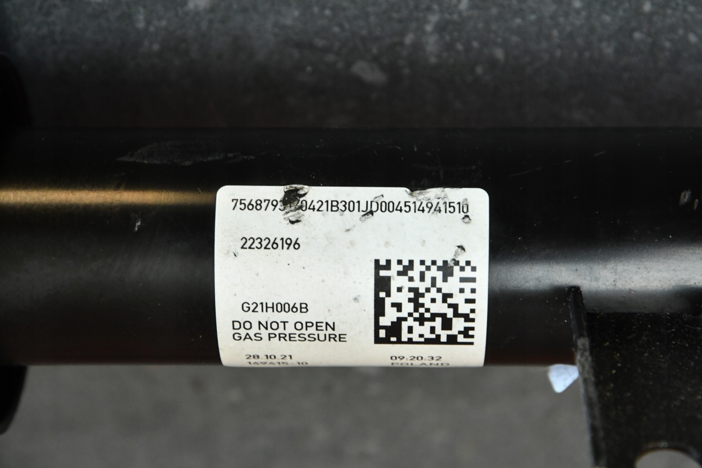 shock absorber right left rear part rear BMW 3 G21 3309km 6879317