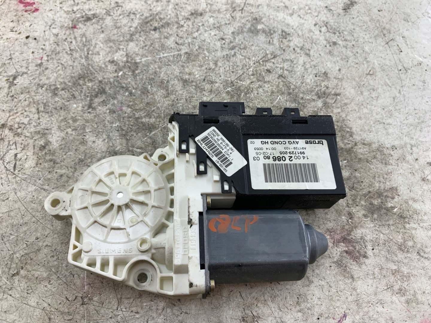 PEUGEOT 807 CITROEN C8 mini motor windows left front 1400208680