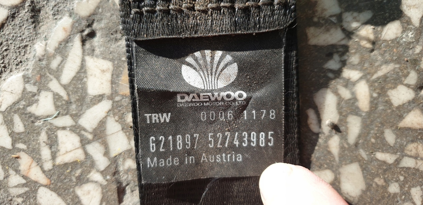 Gurten Sicherheits Spanner rechts vorne R DAEWOO LEGANZA OE EU