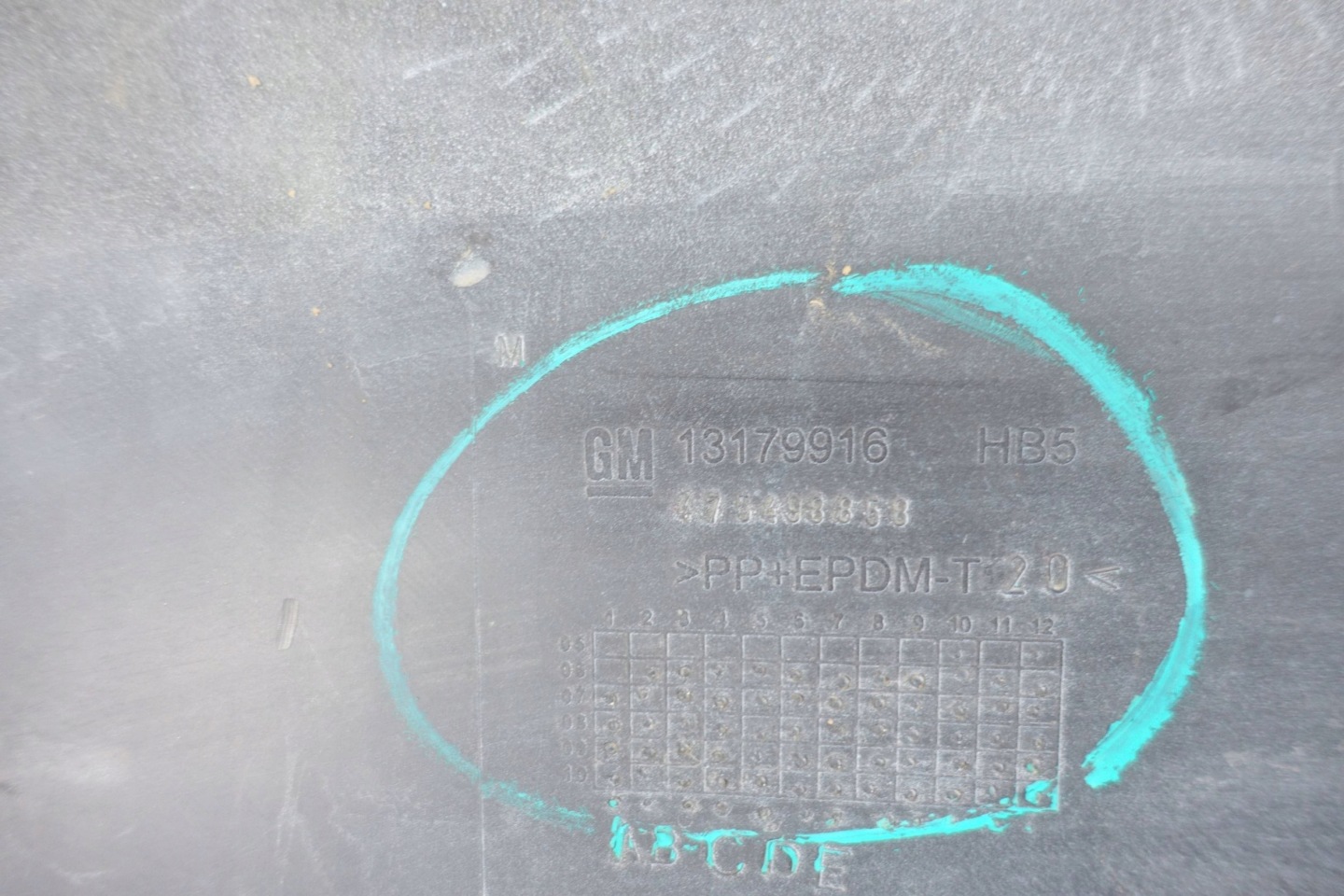 bumper rear part rear OPEL CORSA D 06-14 4XPDC 13179916